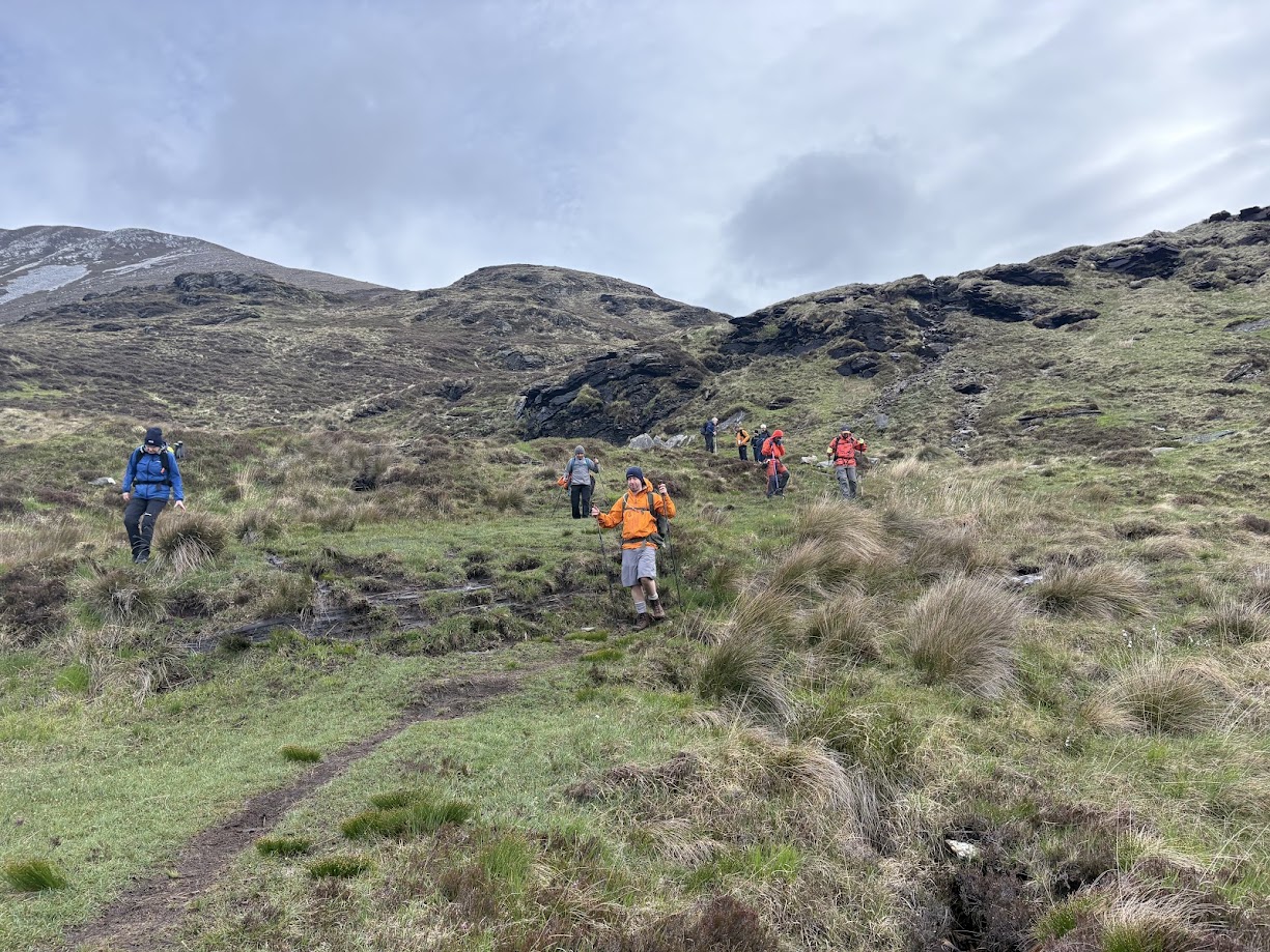 Across the mountain chain
